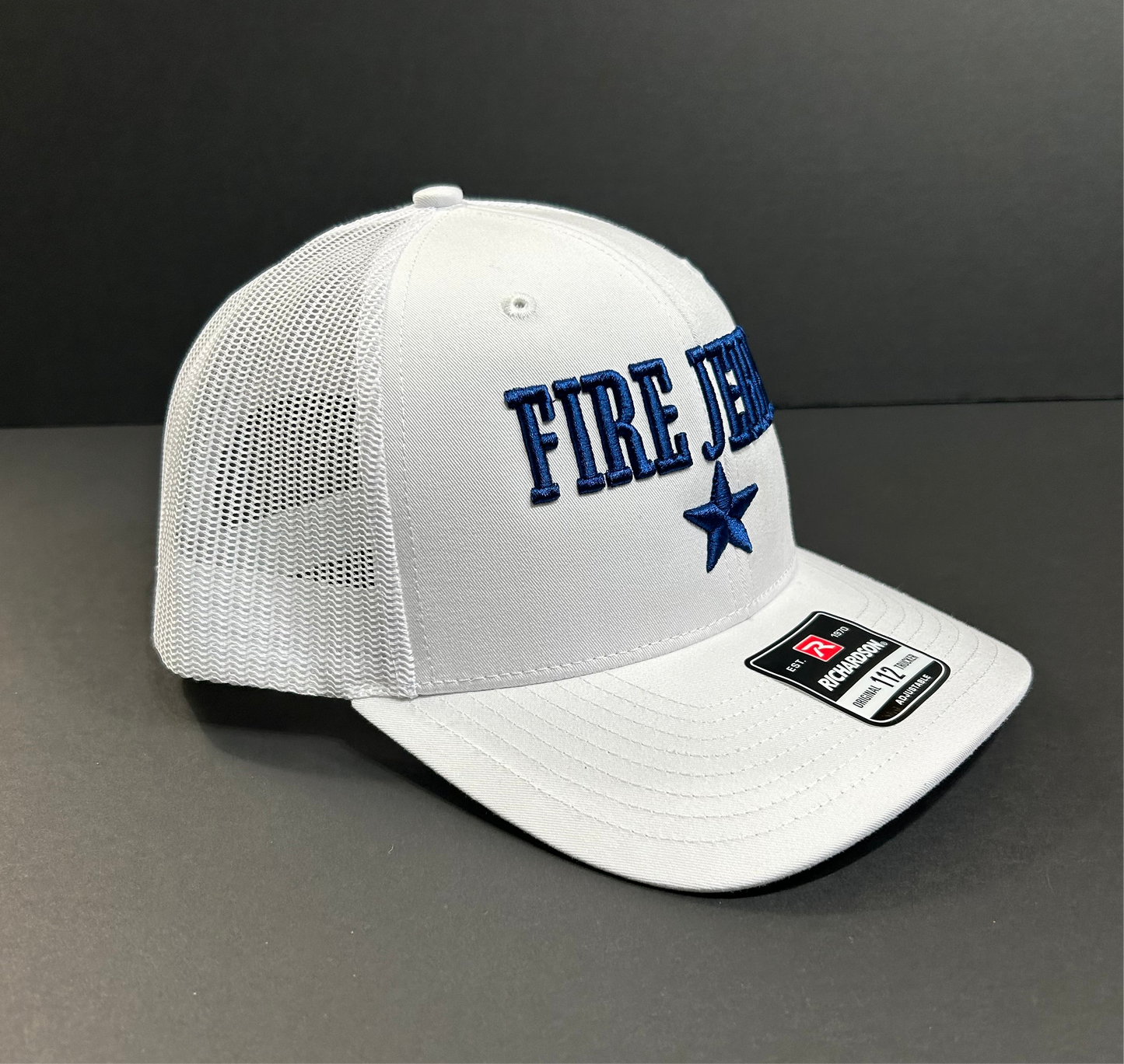 ALL WHITE LIMITED FIRE JERRY TRAINING CAMP TRUCKER