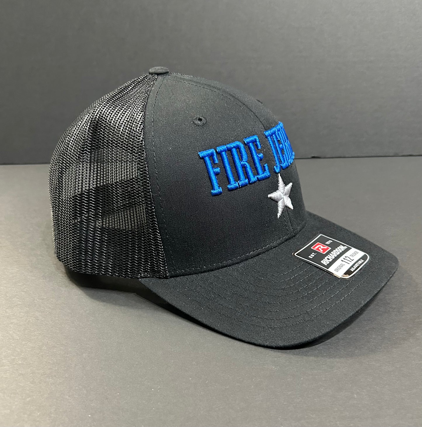 NEW SUPER LIMITED- BLACK FIRE JERRY DRAFT HAT (ships week of April 10th)