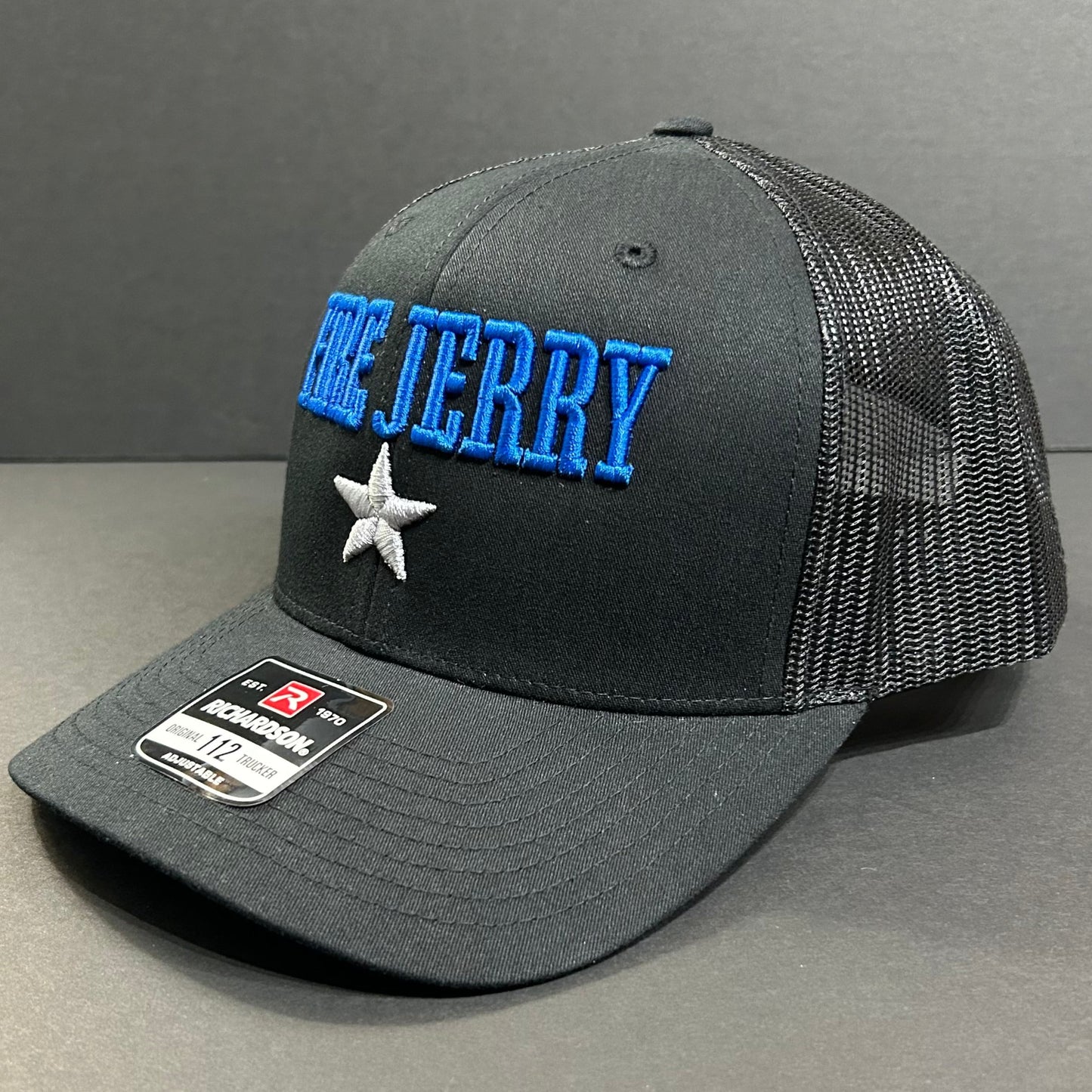 NEW SUPER LIMITED- BLACK FIRE JERRY DRAFT HAT (ships week of April 10th)
