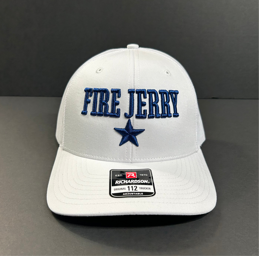 ALL WHITE LIMITED FIRE JERRY TRAINING CAMP TRUCKER